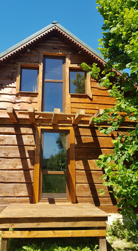 Stary drewniany dom lubelskie